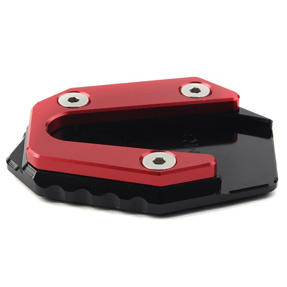 Red Side Stand Kickstand Plate Pad for Yamaha YZFR25 YZFR3 MT-25 MT-03 (2014-2019)