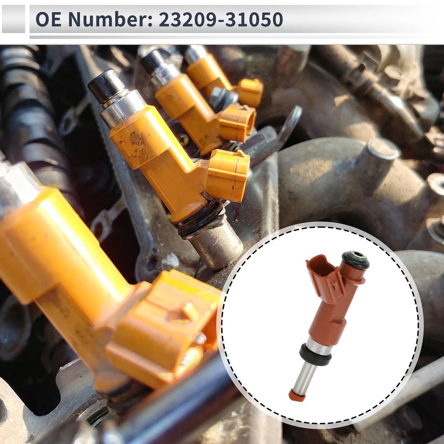 Fuel Injector Brown 1 Pc for Toyota Camry 3.5 (2007–2011)