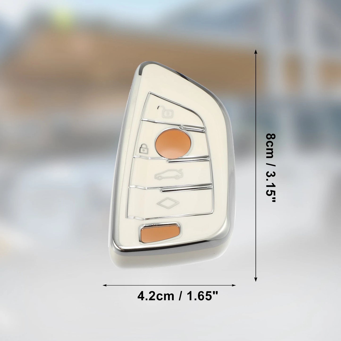 Keyless Entry Remote Control Key Fob Case for BMW (Fits Various Models)