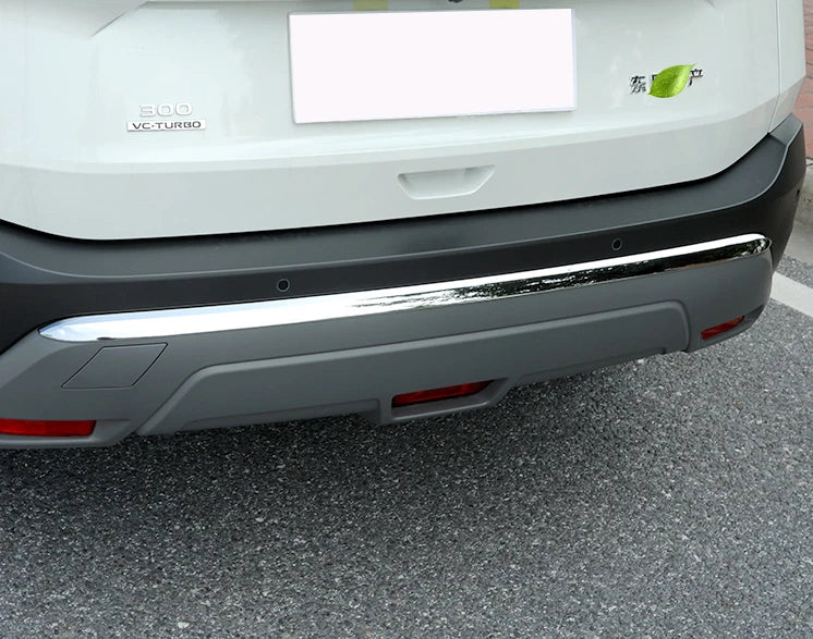Rear Bumper Chrome Strip Protector Cover for Nissan Rogue (2021-2023)