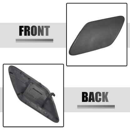 Front Left Washer Nozzle Cover Cap for Porsche Cayenne Black