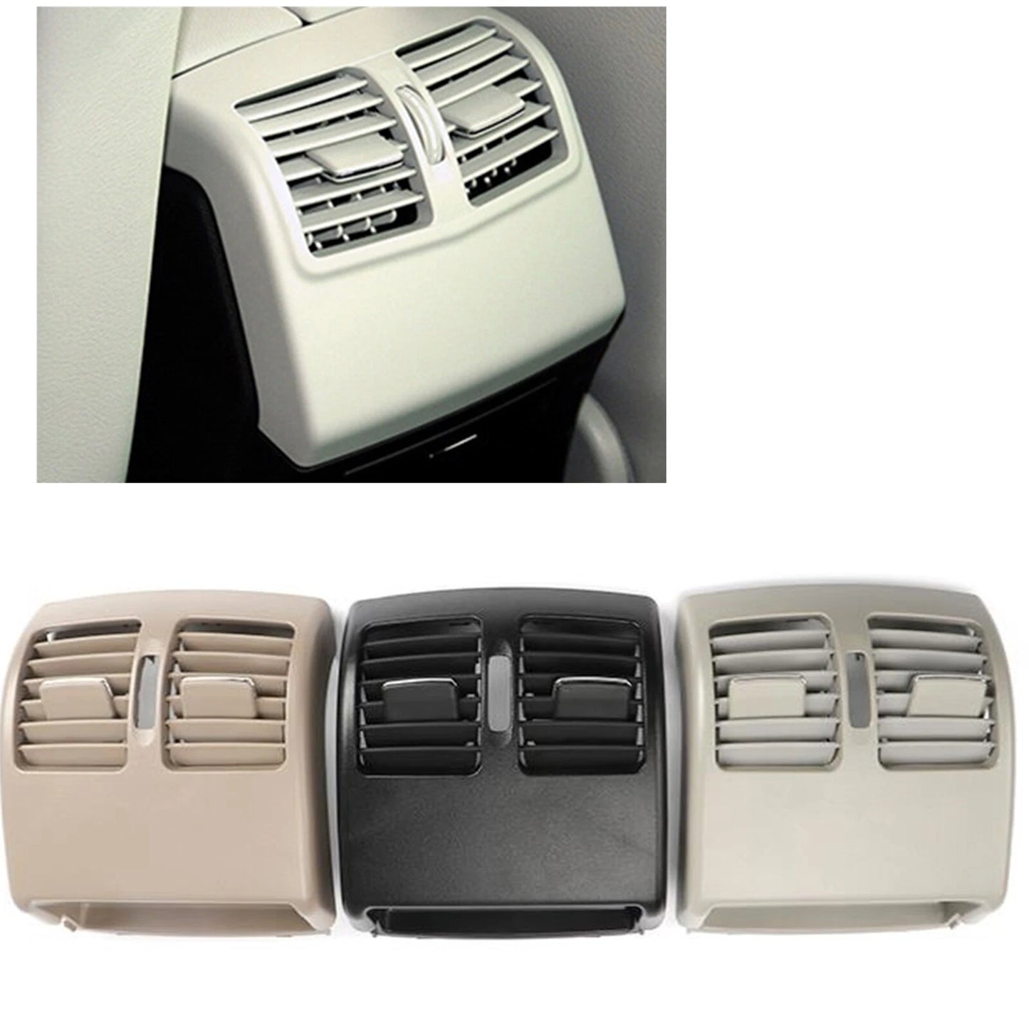 A/C Vent Outlet Cover for Mercedes Benz E Class W212 (2012-2015) Gray