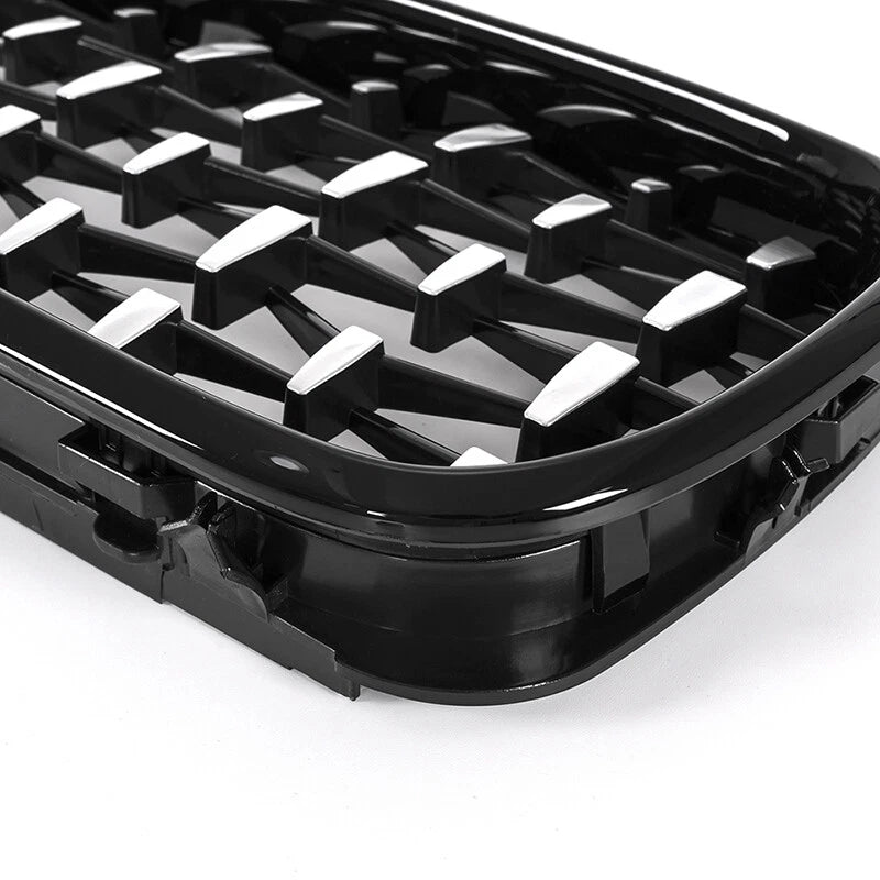 Black Kidney Diamond Grill for BMW E46 320i 325i 330i 2002-2005