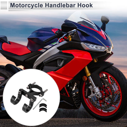 Arc Aluminum Alloy Motorcycle Hanging Hook Hexagon Wrench Screw Washer Black