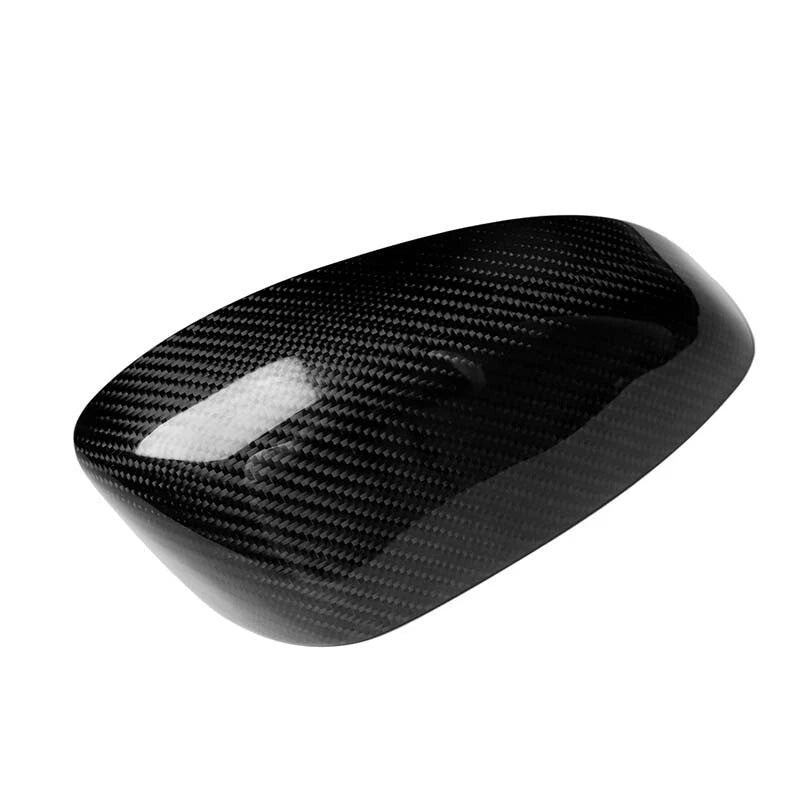 Real Carbon Fiber Add-on Side Mirror Shell Cover Caps for Mazda RX8 2004-2011