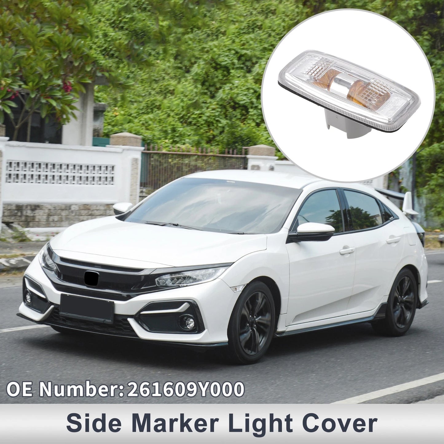 Left/Right Side Marker Light Cover for Nissan M35 (2006-2007)
