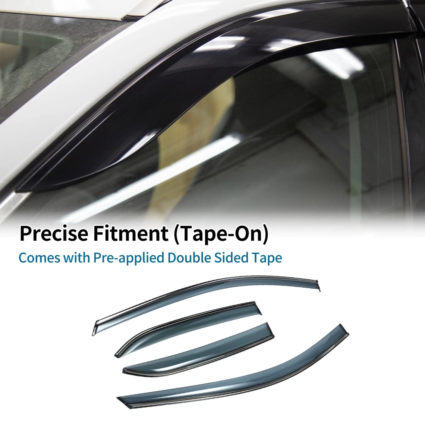 Window Deflectors Side Window Vent Visors for Toyota Corolla (2020–2024)