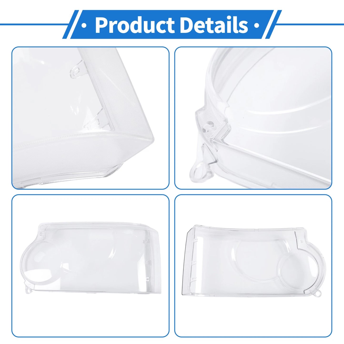 Front Left Headlight Lens Cover for Land Rover Range Rover (Not Sport)