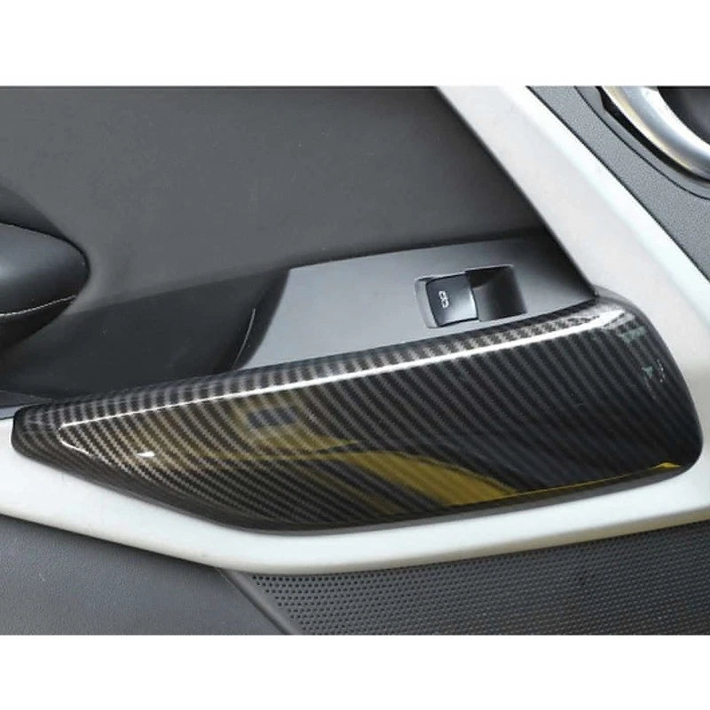 Carbon Fiber Interior Door Panel Covers for Chevy Camaro (2010-2023)