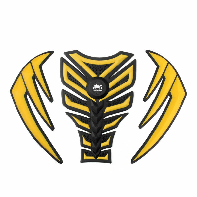 3D Rubber Side Tank Pad Protector for Honda CBR, CB, NC, VFR, GL (1990-2023)