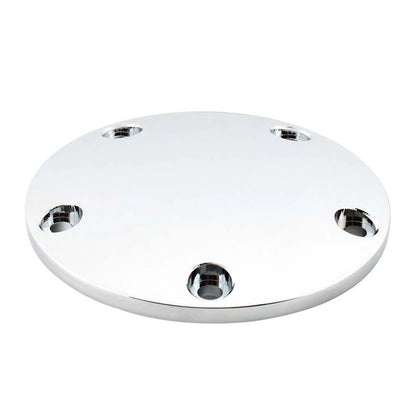 Silver Domed Timing Points Cover for Harley Twin Cam Softail Dyna Touring (99-17)