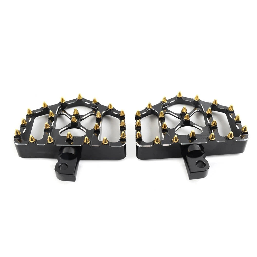 Wide MX Style Foot Pegs for Harley Touring Sportster Softail