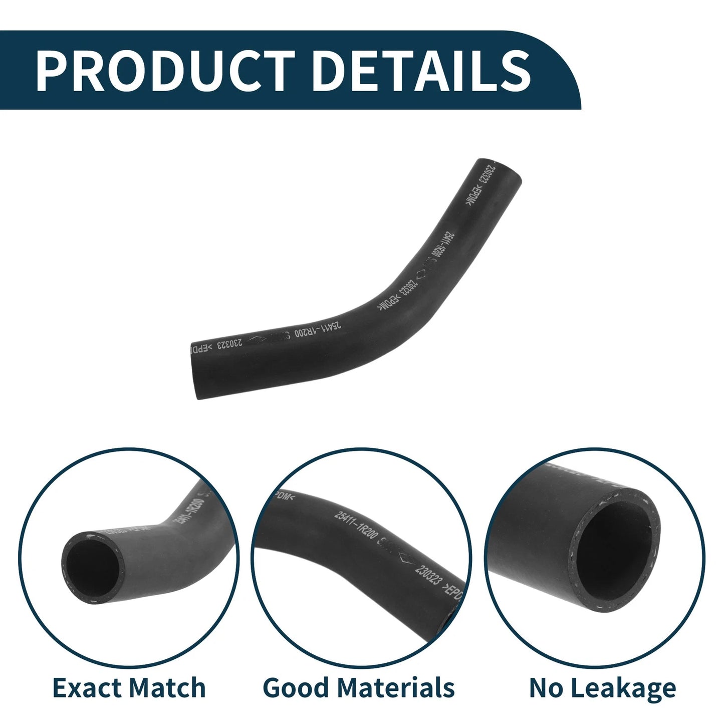 Radiator Hose for Kia K3 (2013-2016) Rubber Water Pipe