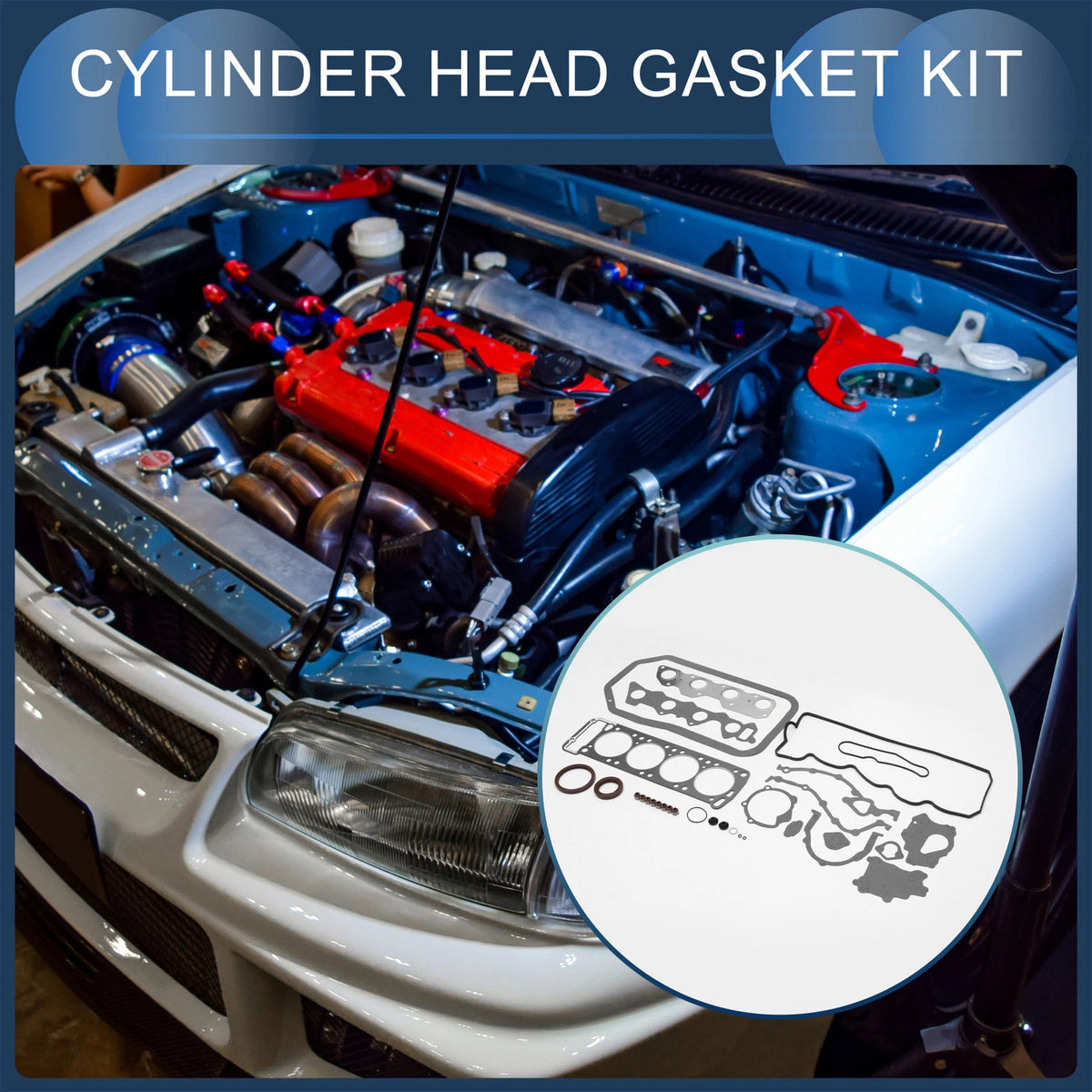 Cylinder Head Gasket Kit for Mitsubishi 4G54 (V32W) (1983-1986)