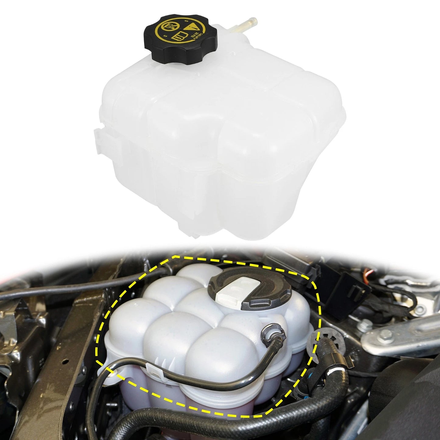 Coolant Radiator Reservoir Tank for Buick