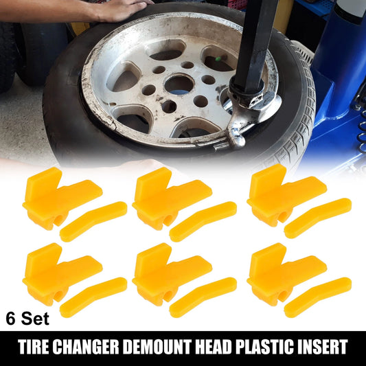 6 x Tire Changer Demount Head Plastic Insert 1.65x0.63x1.06 for Motorcycle