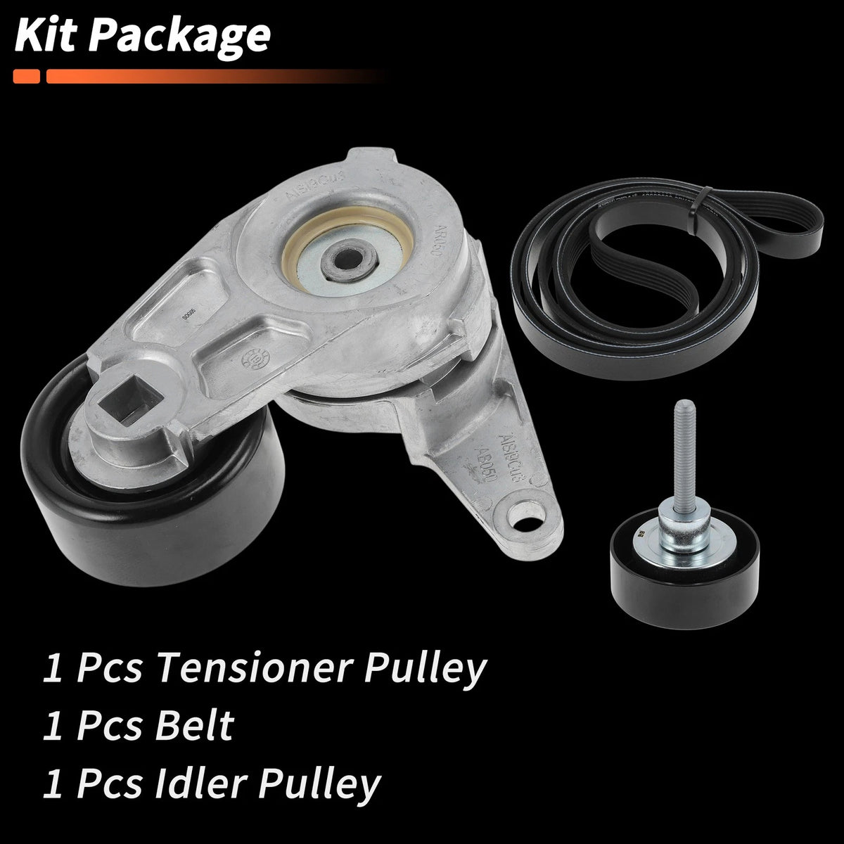 1 Set Drive Belt Tensioner Kit for GMC Acadia 3.6L (2007 - 2016)