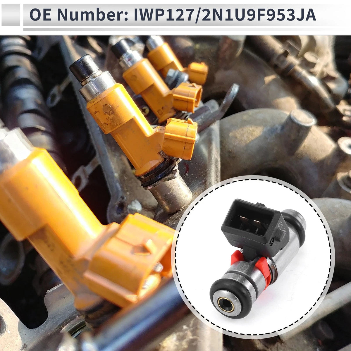 Fuel Injector for Ford Ka 1.2 1.3 Petrol & Diesel Hatchback (1996-2018)