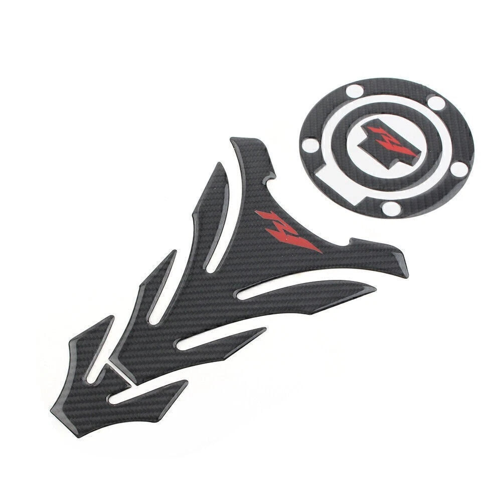 Grip Fuel Tank Pad Cap Cover Decal for Yamaha YZF1000 YZF-R1 R1M (2015-2023)