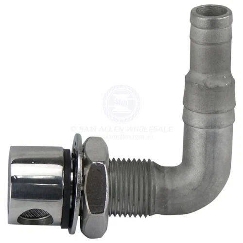 Fuel Breather Marine Boat Fuel Tank Breather 90° Bend 316 Stainless Steel