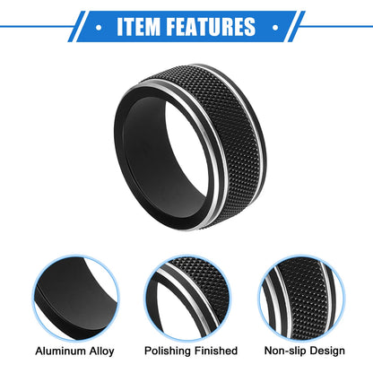 AC Climate Control Knob Rings for Toyota Camry (2021-2023) Durable Black