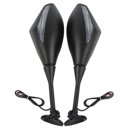 LED Turn Signal Mirrors for Honda CBR600RR (2003-2024) & CBR1000RR (2004-2007)