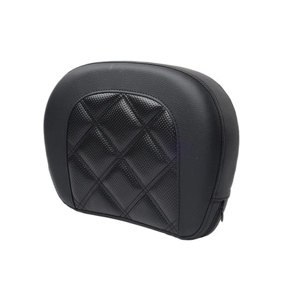 Black Stitching Sissy Bar Backrest Pad for Harley Street Glide (2014-2023)