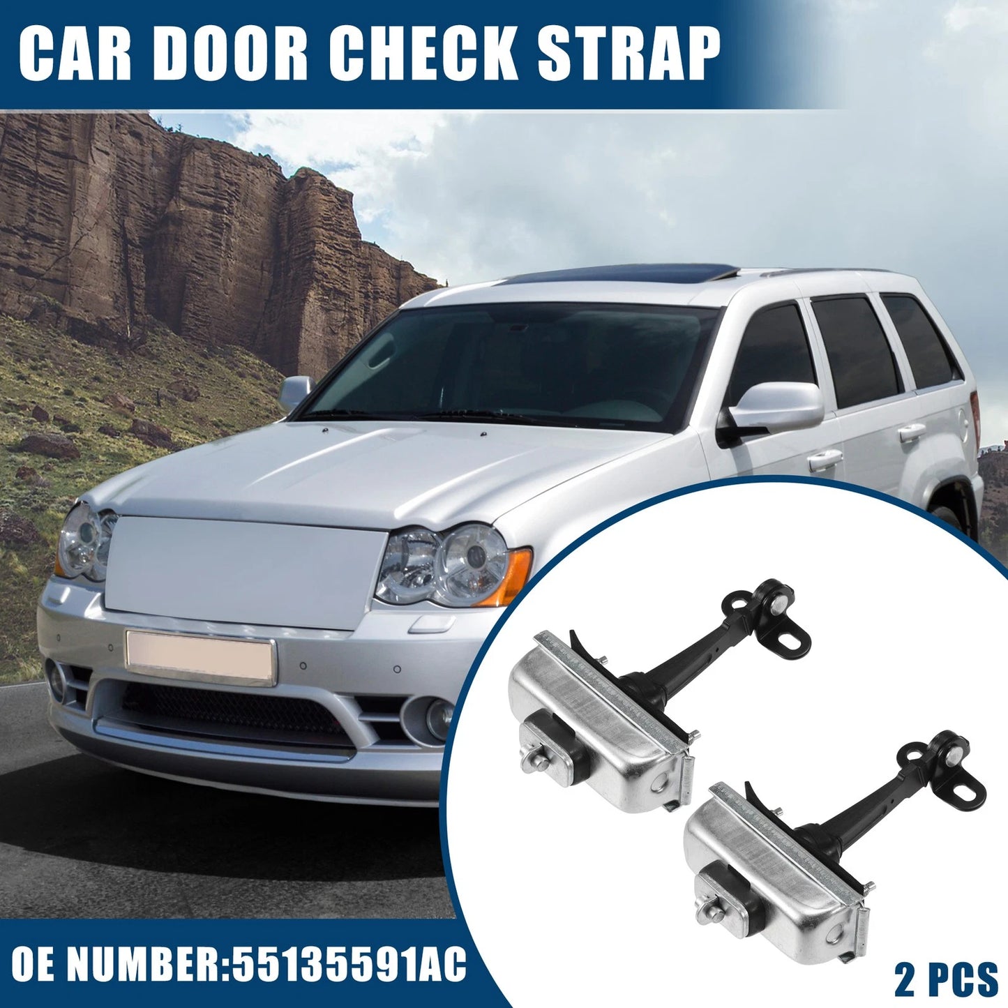 Door Check Straps for Jeep Grand Cherokee 4.0L (1993-1998)