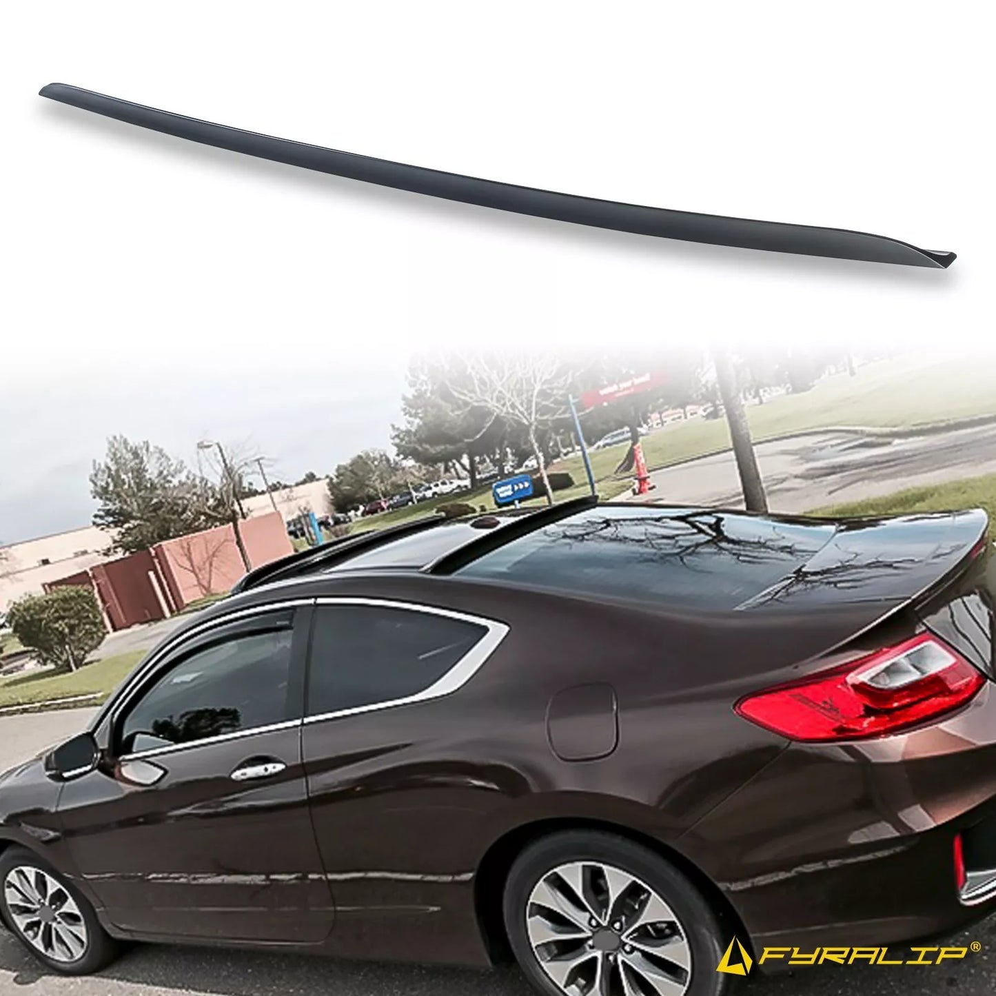 Black Roof Spoiler for Honda Accord Coupe (2012-2017)