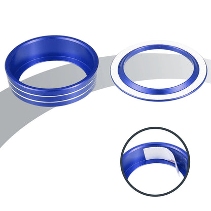 3 x Blue AC Knob & Engine Start Push Button Covers for Honda Civic (2016-2021)