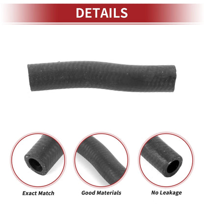 Heater Hose for Nissan Altima (2002-2007) Rubber Black 1 Pcs