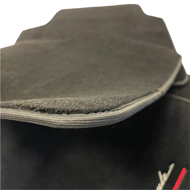 Floor Mats for Alfa Romeo Stelvio 2017-2022 2 x Perfomante Black Carpet