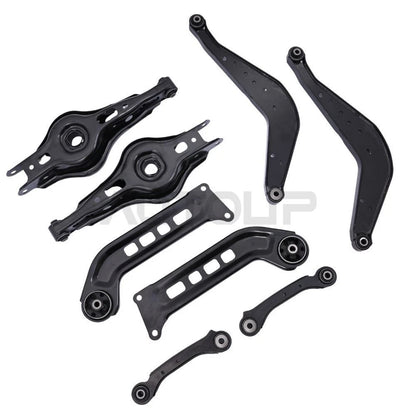 2x Upper & Lower Rear Control Arms w/ Bushings for Chevrolet Malibu (2016–2023)