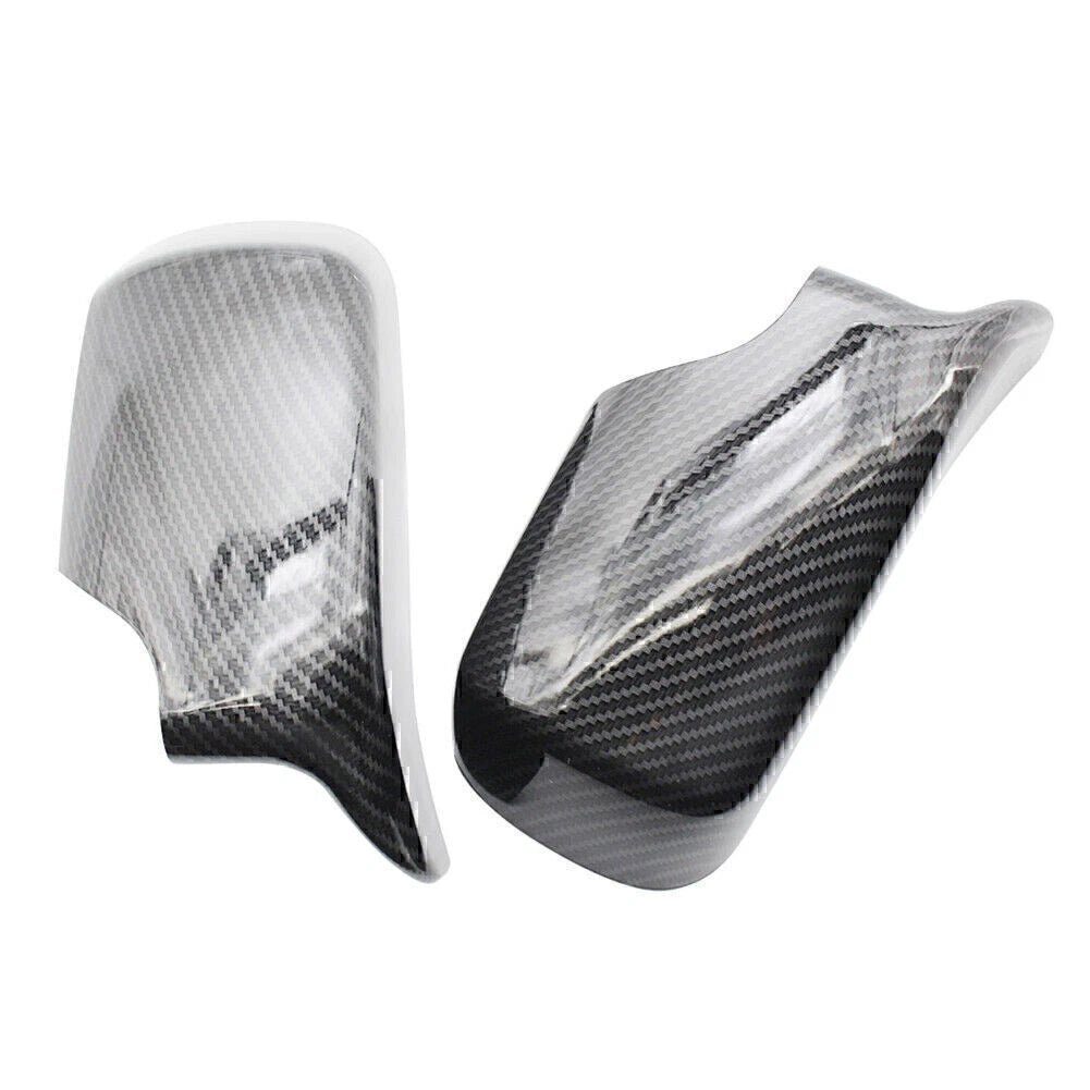 Carbon Fiber ABS Front & Rear View Mirror Covers for BMW E46 (1998-2005)