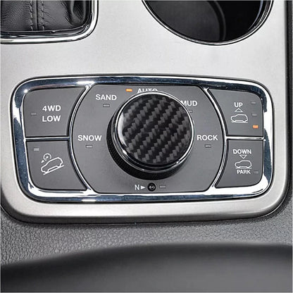 Carbon Fiber Wheel Drive Switch Cover for Jeep Grand Cherokee (2011-2020)