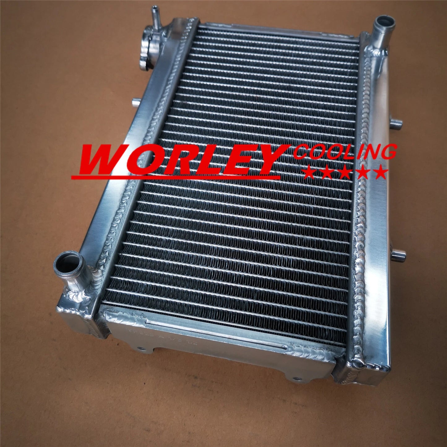 Aluminum Radiator for Honda TRX250 TRX250R (1988-1989) + Hose, Black