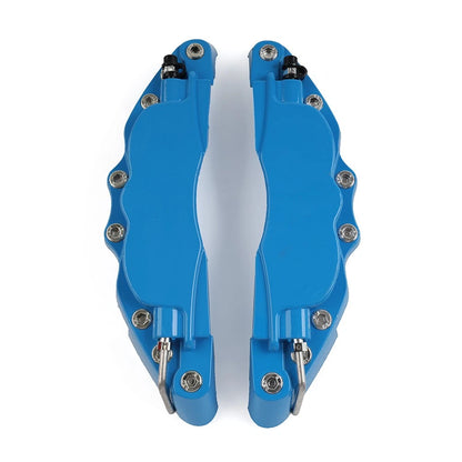 Medium Metal Auto Disc Brake Caliper Cover Set  Blue for Universal