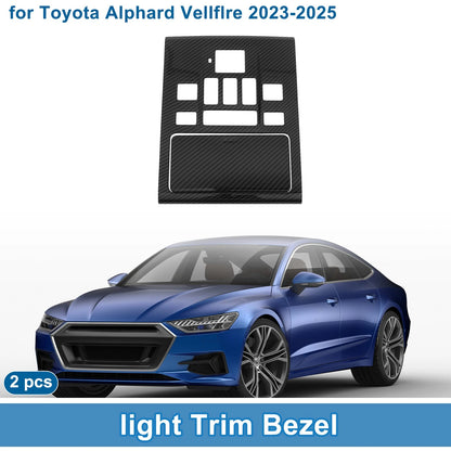 Front Row Light Trim Bezel for Toyota Alphard Vellfire (2023-2025)