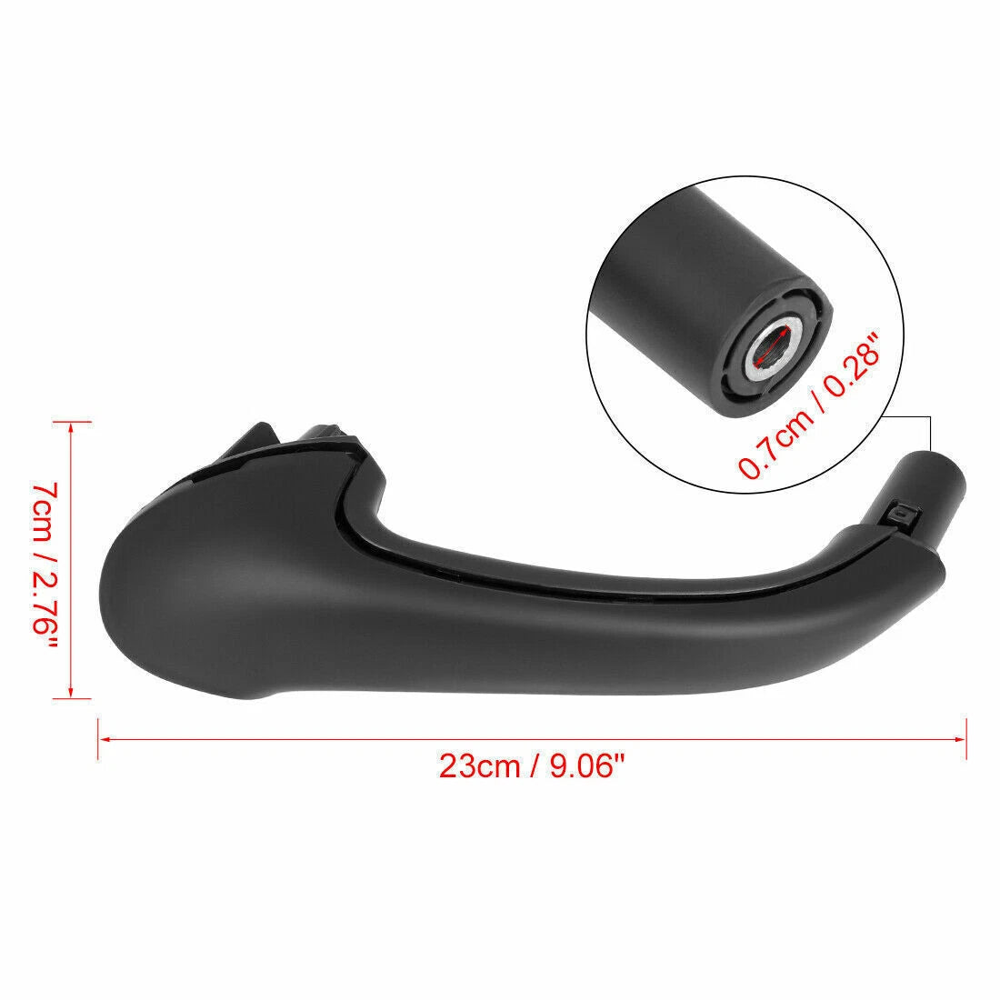 Interior Door Handle for Mercedes W203 C230 C240 C280 Front Left Black (2001-2007)