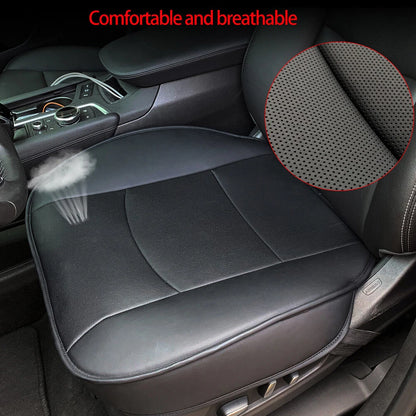 PU Leather Front Seat Cover for Car SUV - Cushion Pad Protector (All Years)