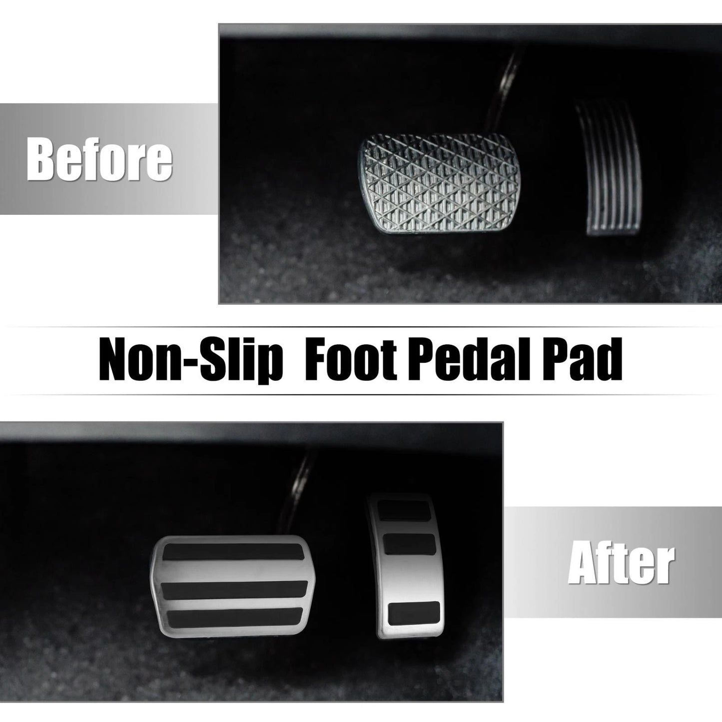 Non-slip Accelerator Foot Pedal Cover Kit for Ford Mustang Mach-E (2021-2022)