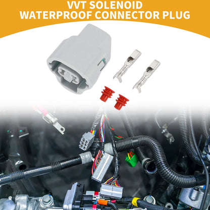 2 x Pin VVT Solenoid Waterproof Connector Plug for Toyota RAV4 (2013–2018)