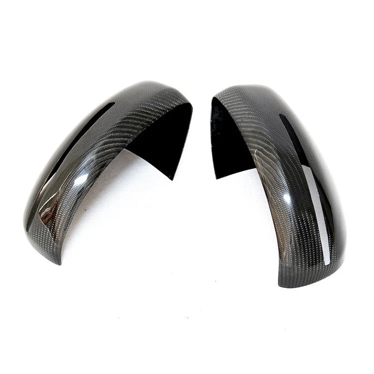 Real Carbon Fiber Add-on Side Mirror Cover Caps Trim For Audi R8 2007-2011
