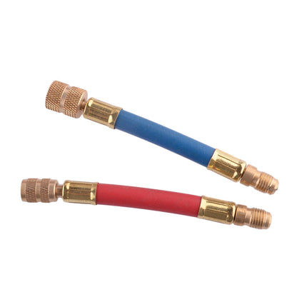 8pcs A/C Air Conditioning Connector Adapter Hoses for Universal Models