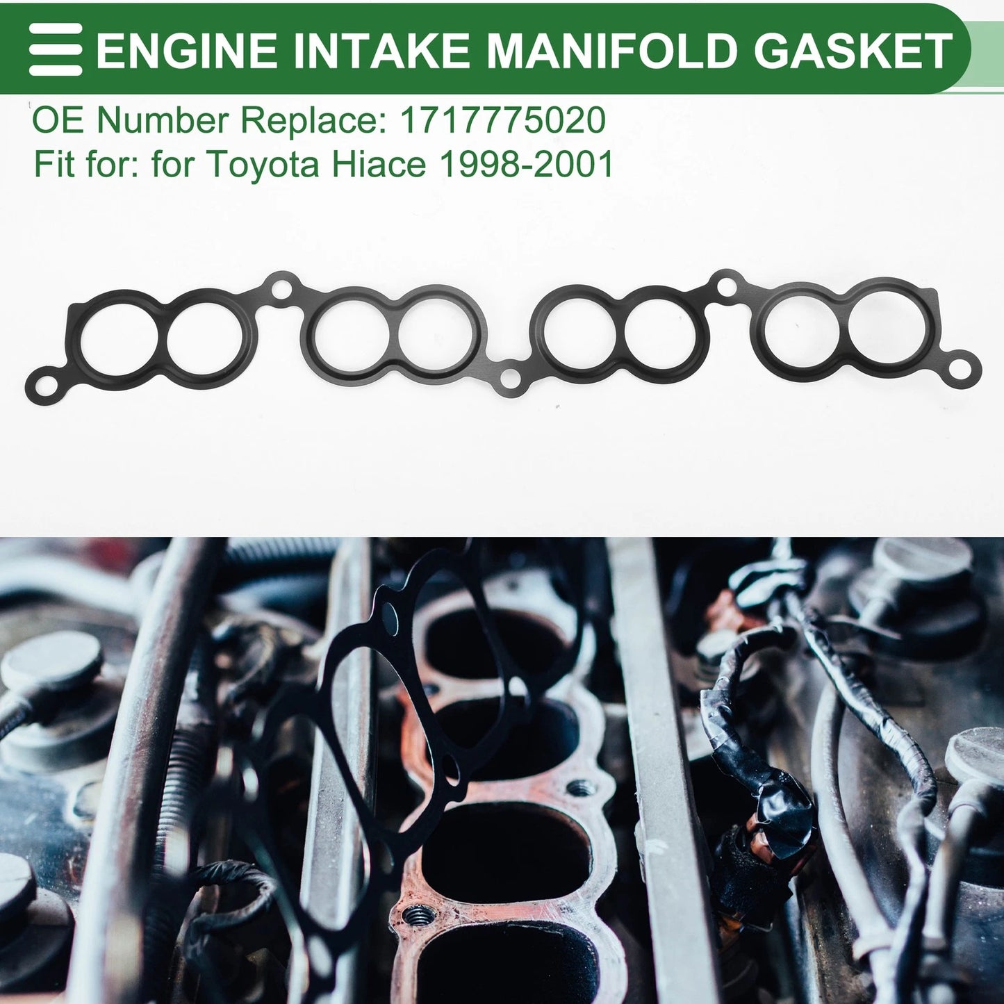 Engine Intake Manifold Gasket for Toyota Hiace (1998–2001)