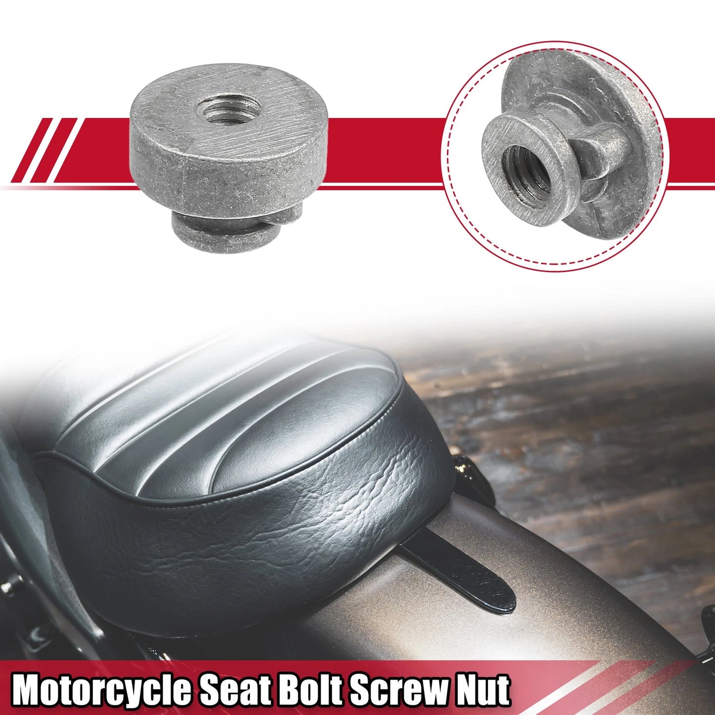 Bolt 1/4"-20 Seat Mount Nut for Harley Davidson Touring Sportster