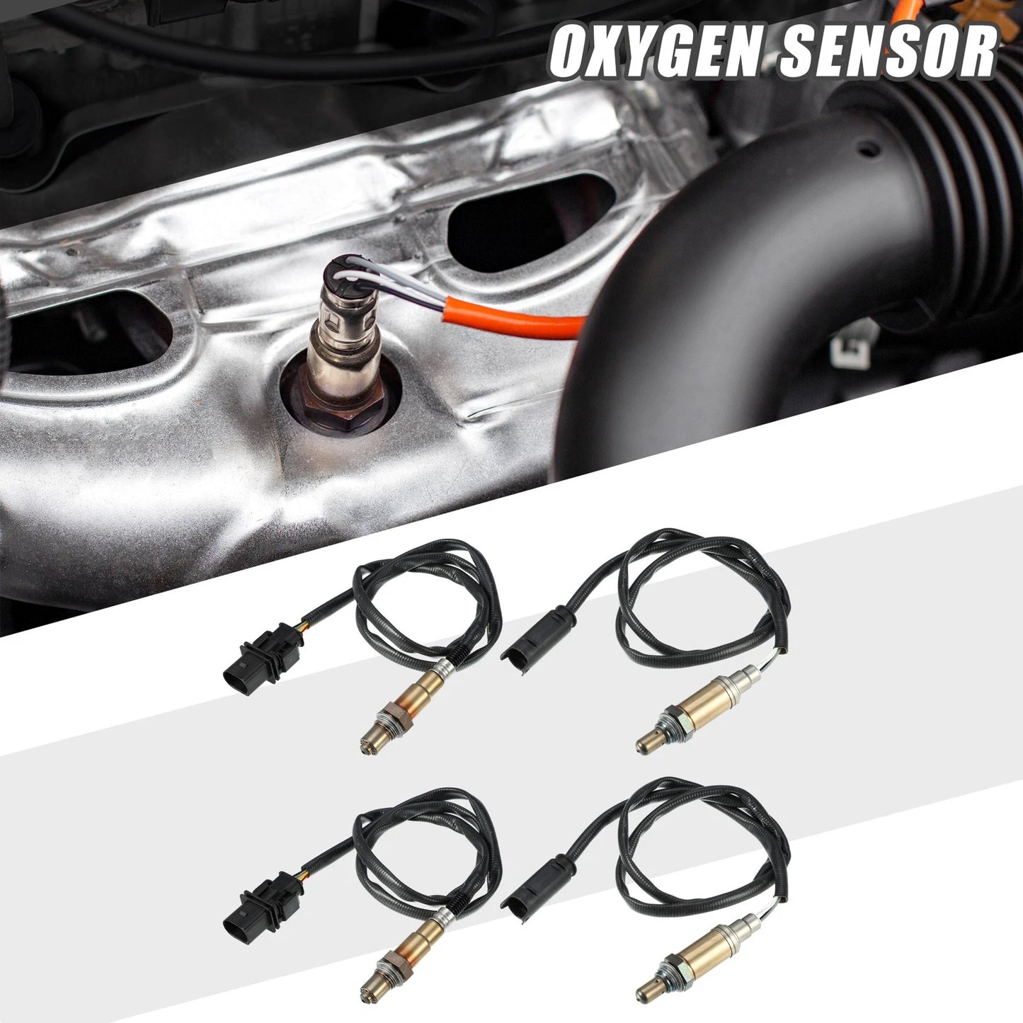 4pcs O2 Oxygen Sensors for BMW 325i 3 Series (2003-2005)