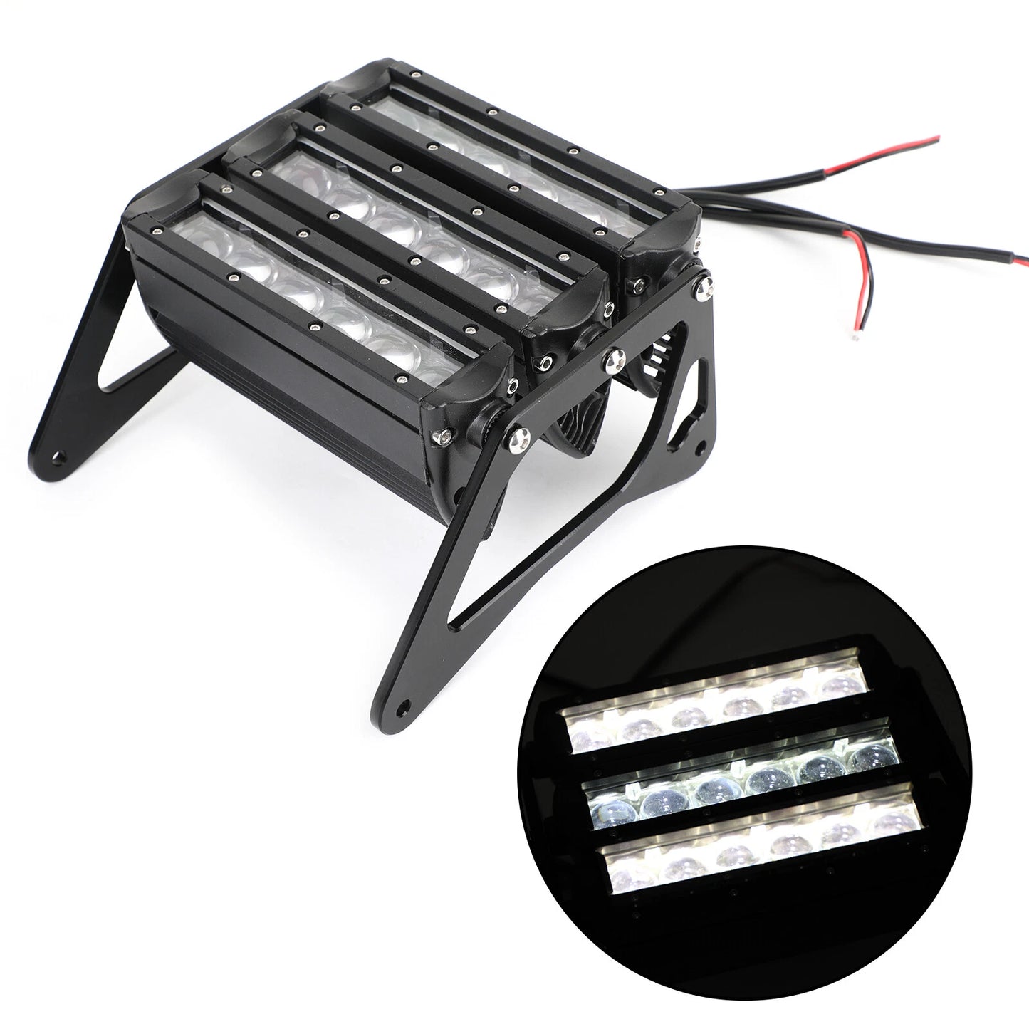3 Row Light Bar Headlight for Honda Grom 125 MSX125/SF (2013-2019)