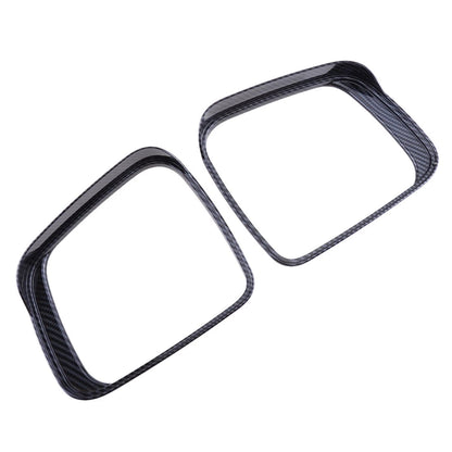 Black ABS Side Rearview Mirror Visor Cover for Dodge Durango (2011-2021)