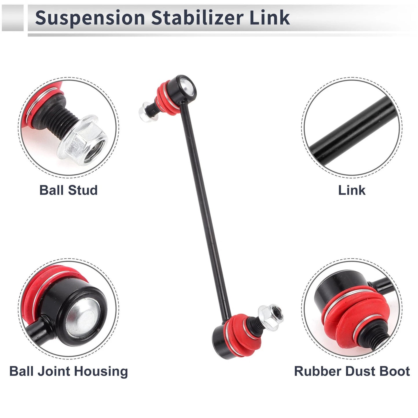 Front Stabilizer Bar Links & Bushings for Toyota Solara (2004-2008)